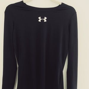 Under Armour Black Long Sleeve Shirt Black YXL